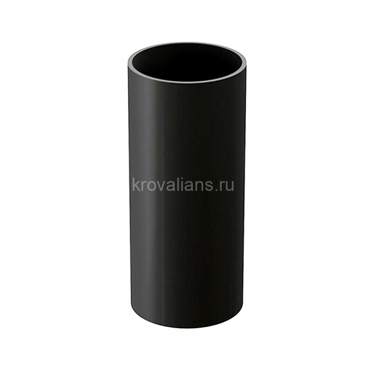 Docke LUX 140/100 мм Водосточная труба 1 м. d-100 мм Карбон, 5шт/уп