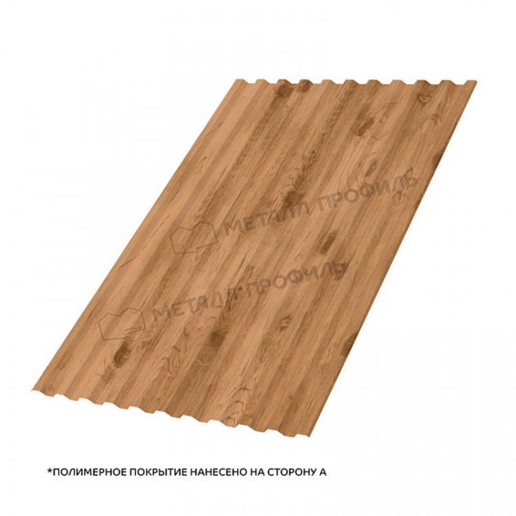 Профилированный лист С-21х1000-A (ECOSTEEL_T-01-Сосна-0,5)
