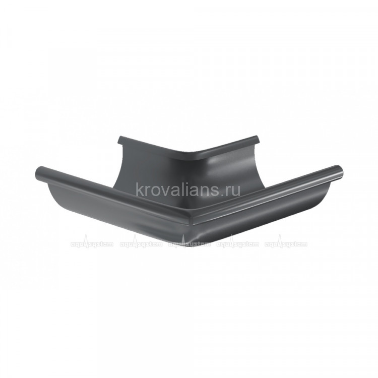 AS COMF PE 125/90 Угол желоба  90 наружный RAL7024 5 шт/уп