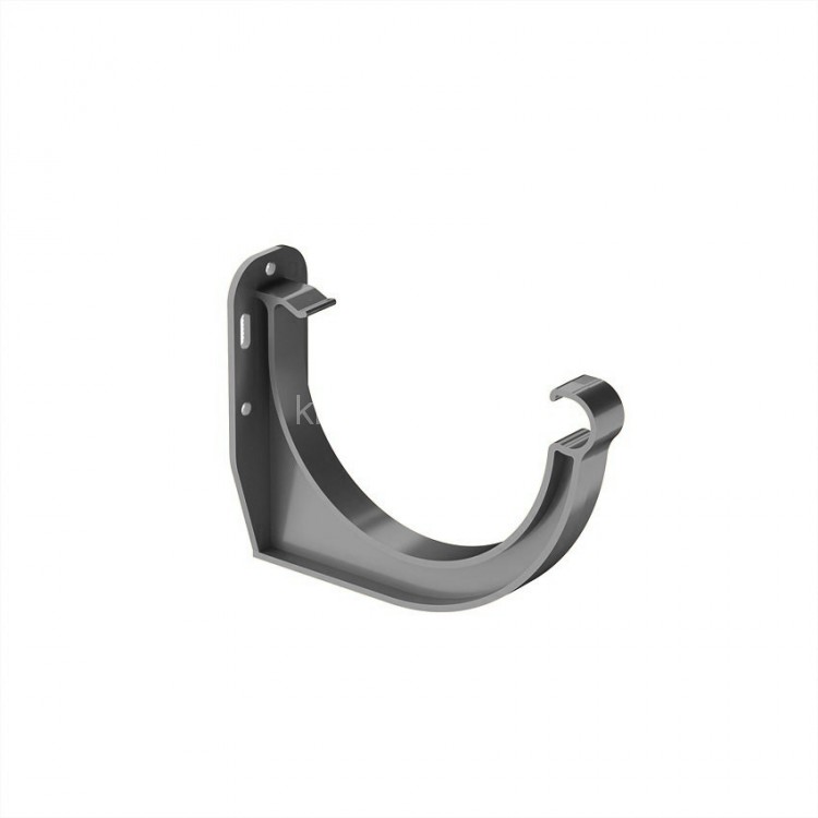Galeco PVC 152 130/100 Кронштейн ПВХ Графит RAL 7021 (50шт/уп)