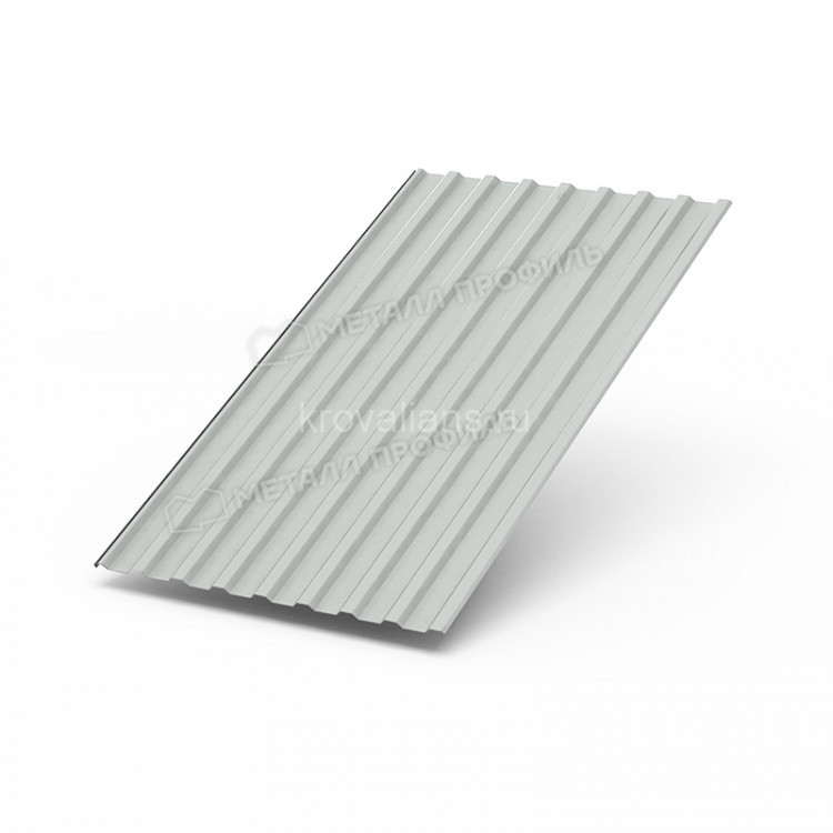 Профилированный лист Металл Профиль МП-20х1100-A (ПЭ-01-7035-0,4) /1 кв.м./ Профилированный лист Металл Профиль МП-20х1100-A (ПЭ-01-7035-0,4) /1 кв.м./