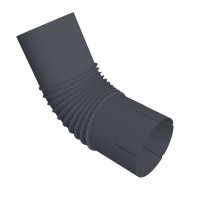 Vortex Project 210/150 Колено трубы RAL 7024 мокрый асфальт