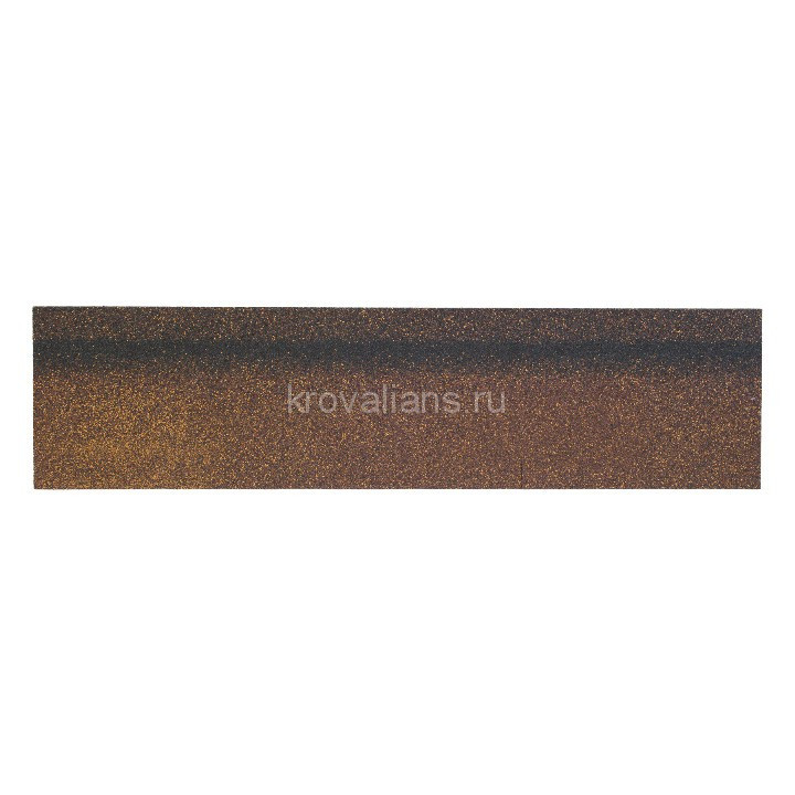 Конек/Карниз Шинглас (Shinglas) 12х0,3/20х0,25 (Коричневый) /1 уп/