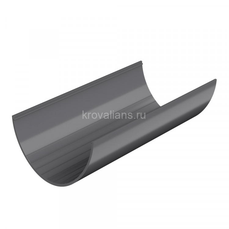 ТехноНИКОЛЬ 125/82 Желоб, серый (3м) глянец