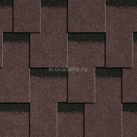 Гибкая черепица Icopal (Икопал) Plano Claro (Натурально-коричневый) /1 кв.м/