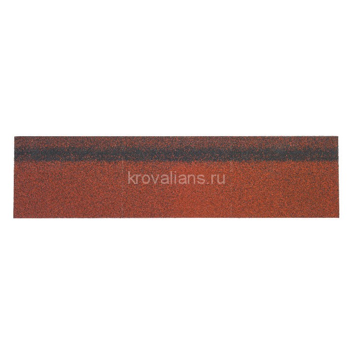 Шинглас Конек/Карниз 12х0,3/20х0,25 КРАСНЫЙ & 4К4Е21-0458RUS