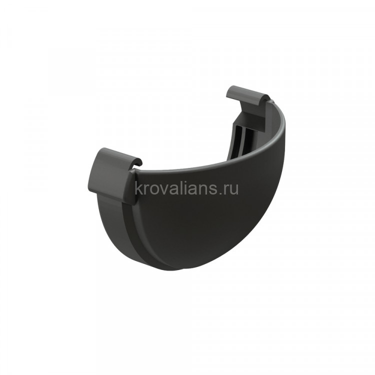 Docke LUX 140/100 мм Заглушка Карбон, 66шт/уп