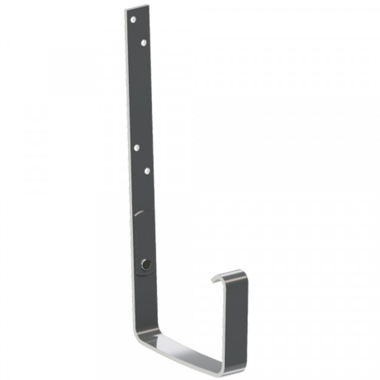 KROP PVC 135/80 Кронштейн длинный металлич. RAL 9005 (18шт/упак)