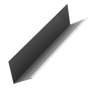 Планка примыкания верхнего к трубе AQUACLICK 20х240х240х2000 PE 0,5 мм Zn140 RAL7024