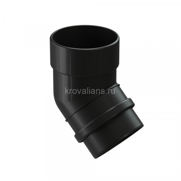 Docke LUX 140/100 мм Колено 45 Карбон, 14шт/уп