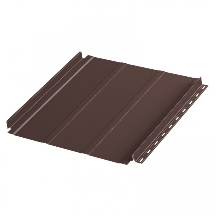 Фальц Силуэт-2 AQUACLICK PE 0,5 мм Zn140 RAL8017