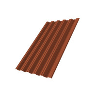 Профнастил HC35R Grand Line 0,5 PurLite Мatt RAL 8004 терракота