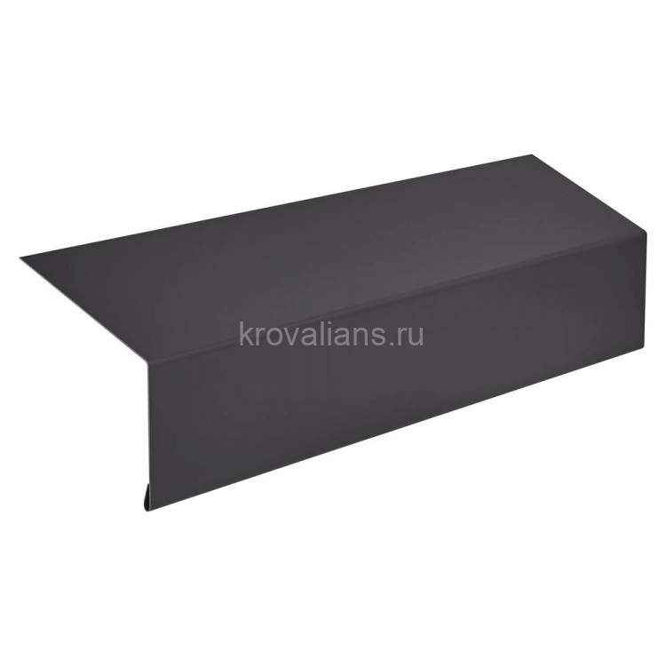Фартук Aquasystem (Аквасистем) S1 SV12,5 L=2м (Pural Matt-RR 23-0,55 мм) /1 шт/