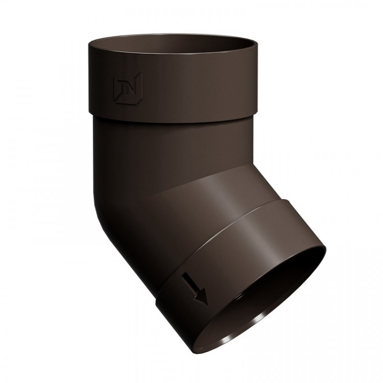 ТЕХНОНИКОЛЬ Ультра колено трубы 45°(D142/100), темно-коричневый