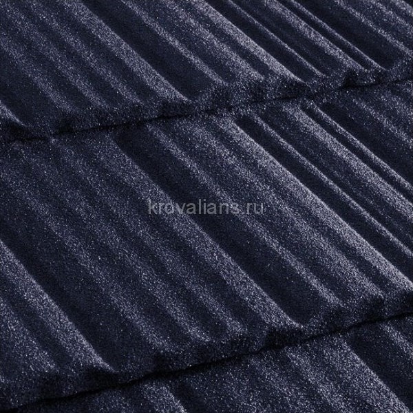 Композитная черепица Metrotile (Метротайл) MetroShake II (Темно-синий) /лист/