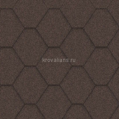 Гибкая черепица Icopal (Икопал) Plano Natur (Натурально-коричневый) /1 кв.м/