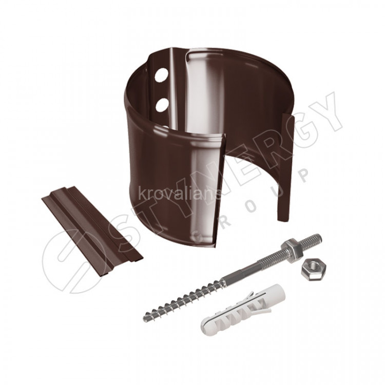 Stynergy Стандарт 125/90 Кронштейн трубы на кирпич RAL 8017