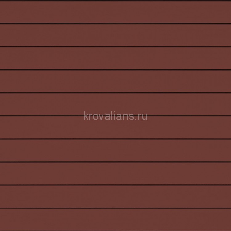 Фиброцементный сайдинг Cedral (Кедрал) Smooth 3600x190x10 mm C61 Красная земля /1 шт/
