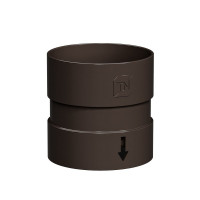 ТЕХНОНИКОЛЬ Ультра муфта трубы (D142/100), темно-коричневый