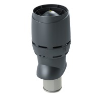 Vilpe FLOW XL- 200/300/500 вентиляционный выход с колпаком Серый