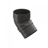 Docke STANDARD Колено 45 Серый (RAL 7024) 24 шт./уп.