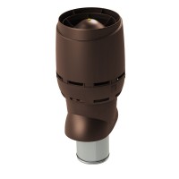 Vilpe FLOW XL- 200/300/500 вентиляционный выход с колпаком Коричневый