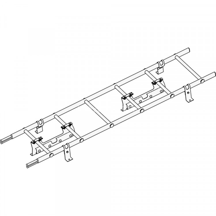 Лестница кровельная ROOFsystems ELITE ZN400 1,8м Фальц RAL 3005