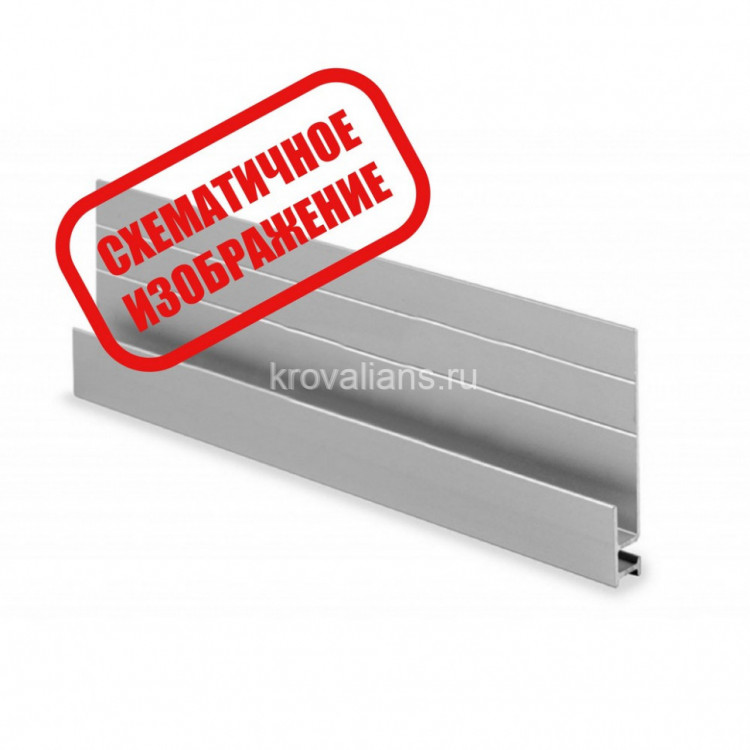 Стартовый профиль (30/10/30/9, L=3м, Алюм.) Cedral (Кедрал) цвет базовый С10 /1 шт/