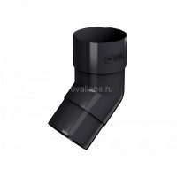 ТН 125/82 Колено трубы 108, черный