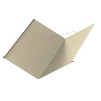 МеталлПрофиль Планка ендовы нижняя 298х298х2000 (Полиэстер-01-1015-0.5) /1 шт/