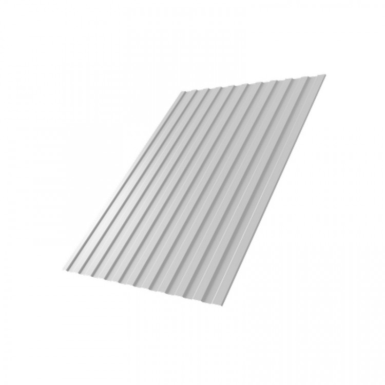 Профнастил С8А Дачный PE RAL 9003 сигнальный белый