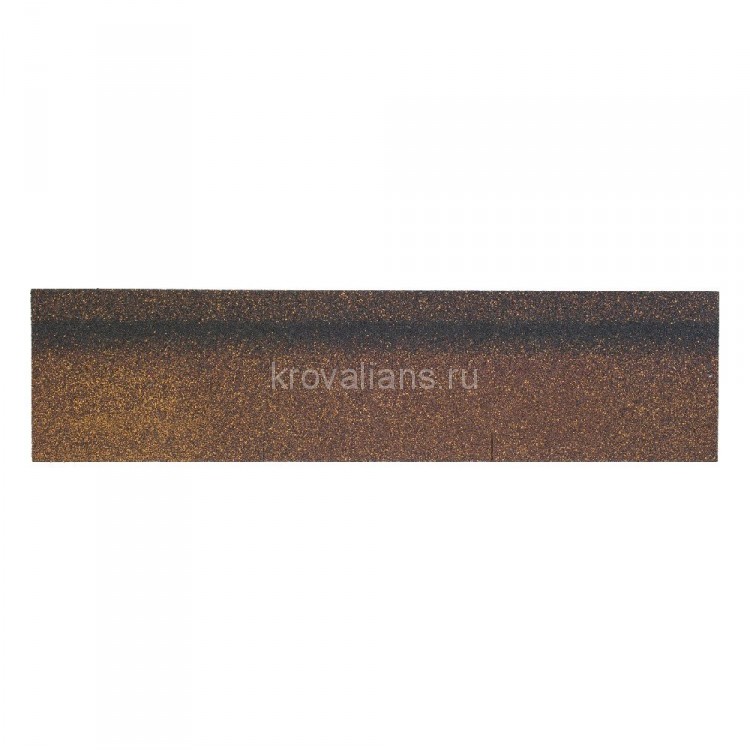 Шинглас Конек/Карниз 12х0,3/20х0,25 Оптима КОРИЧНЕВЫЙ & 4К4Е21-1200RUS (40шт/паллет)