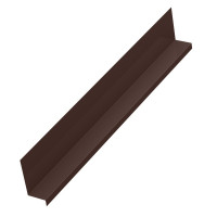 Планка примыкания бокового AQUACLICK 145х70х25х10х2000 PE 0,5 мм Zn140 RAL8017