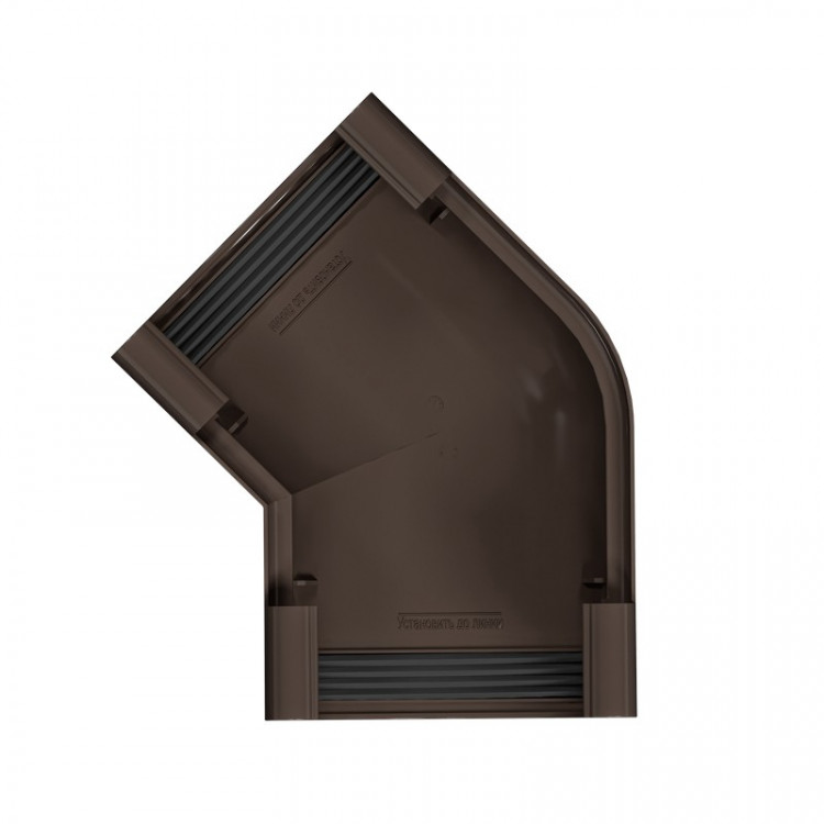 ТЕХНОНИКОЛЬ Ультра угол желоба 135° (D142/100), темно-коричневый