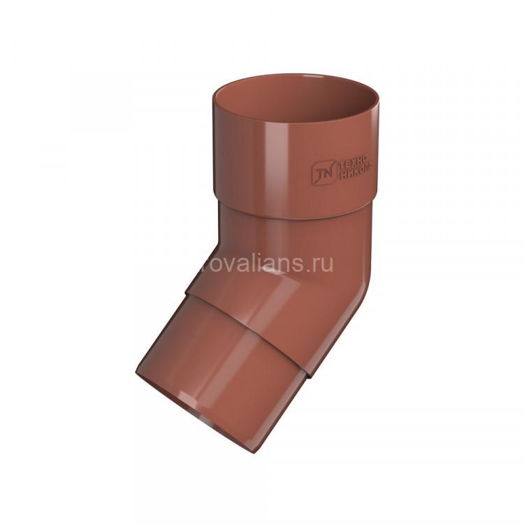 ТехноНИКОЛЬ 125/82 Колено трубы 108, красный