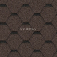 Гибкая черепица Icopal (Икопал) Plano Tema (Натурально-коричневый) /1 кв.м/