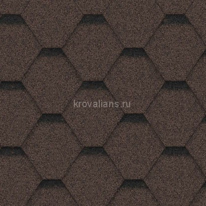 Гибкая черепица Icopal (Икопал) Plano Tema (Натурально-коричневый) /1 кв.м/
