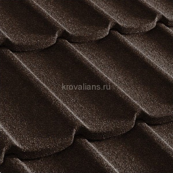 Композитная черепица Metrotile (Метротайл) MetroMistral (Айрон барк) /лист/