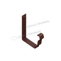 Держатель желоба карнизный МЕТАЛЛ ПРОФИЛЬ БЮДЖЕТ 120х86 Ral 8017