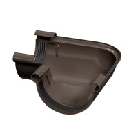 ТЕХНОНИКОЛЬ Ультра угол желоба 90° (D142/100), темно-коричневый