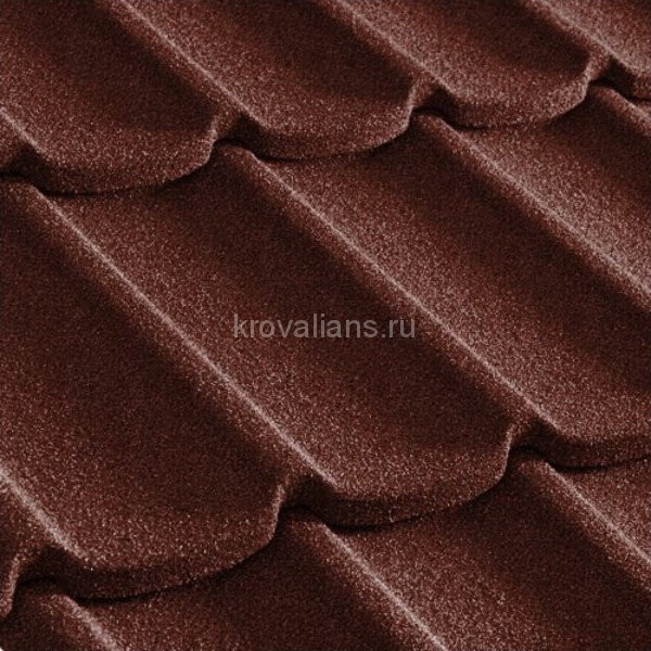 Композитная черепица Metrotile (Метротайл) MetroMistral (Бордо) /лист/