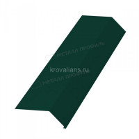 МеталлПрофиль Планка карнизная 100х69х2000 (PURMAN-20-6005-0.5) /1 шт/