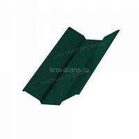 МеталлПрофиль Планка ендовы верхняя 76х76х2000 (VikingMP-01-6005-0.45) /1 шт/