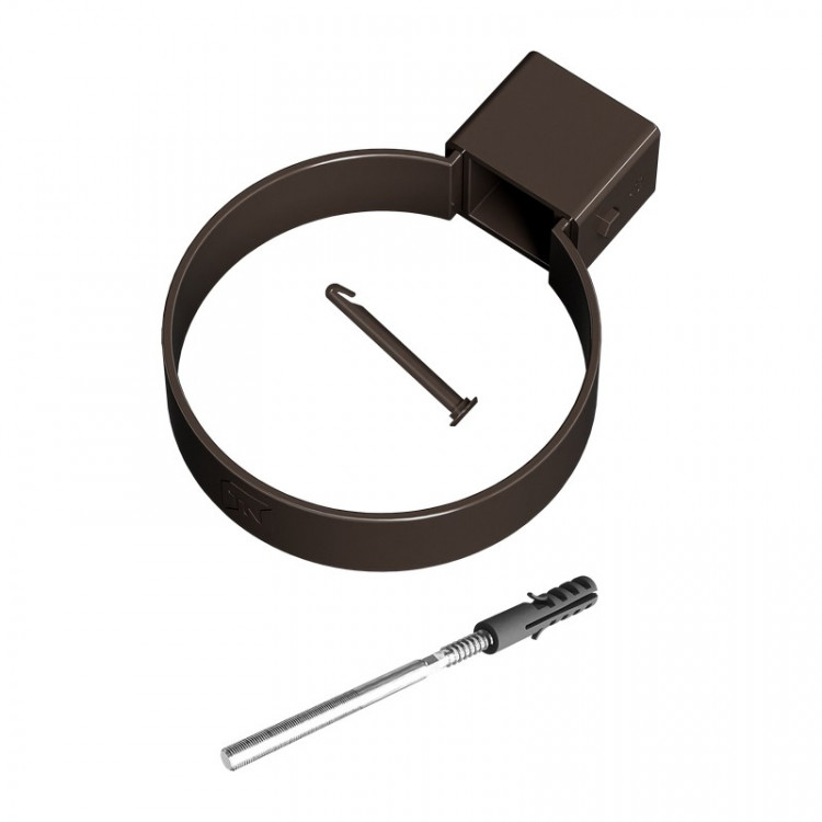 ТЕХНОНИКОЛЬ Ультра хомут трубы универсальный L=140 (D142/100), темно-коричневый