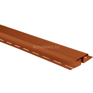 Планка соединительная (H-профиль) Альта-Профиль 3,00м. кирпичный Т-18