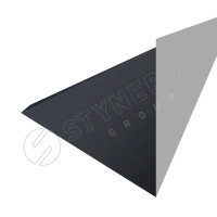 Планка для верхнего примыкания к трубе 2000 Фальц Stynergy (Стальной Кашемир Matt-7024-0.5)