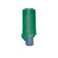 Выход канализации Krovent Pipe-VT 125/100 ИЗ зеленый