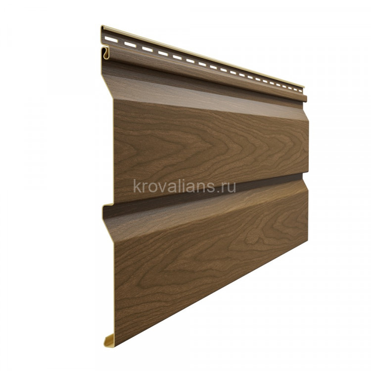 Docke LUX Сайдинг Корабельный брус D5D 3,00х0,253 (0,76м2) Миндаль 20шт/упак