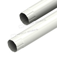 Труба соединительная МЕТАЛЛ ПРОФИЛЬ GS lite D90х1000 Ral 9003
