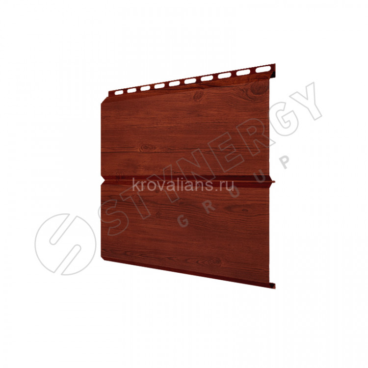 Сайдинг металлический Stynergy (Стинержи) Евробрус 367х345мм SteelArt RAL Дуб античный 3D 0,45 / 1шт. /